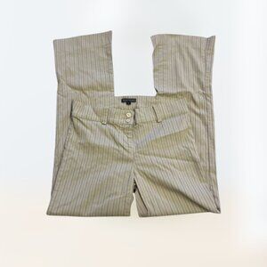 Vintage Selections Striped Flare Professional Work Pants Women's Size L (Fits S)